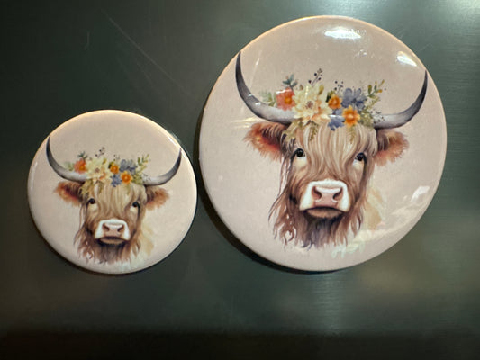Custom Round Photo Magnet (3.5in)